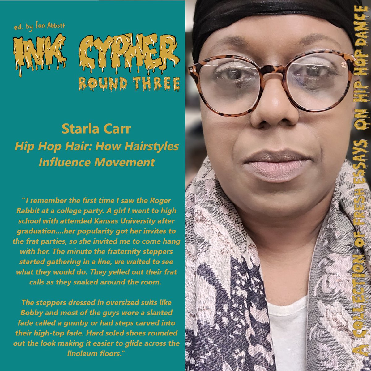 #InkCypher Round Three presents: Hip Hop Hair: How Hairstyles Influence Movement by <a href="/AuthorStarla/">Author Starla Carr</a>.

Starla looks at the politics &amp; history of Black hair in Hip Hop dance with analysis of Les Twins, Angela Davis, Soul Train, frat parties and The Guedra.

hiphopdancealmanac.com/ink-cypher-hip…