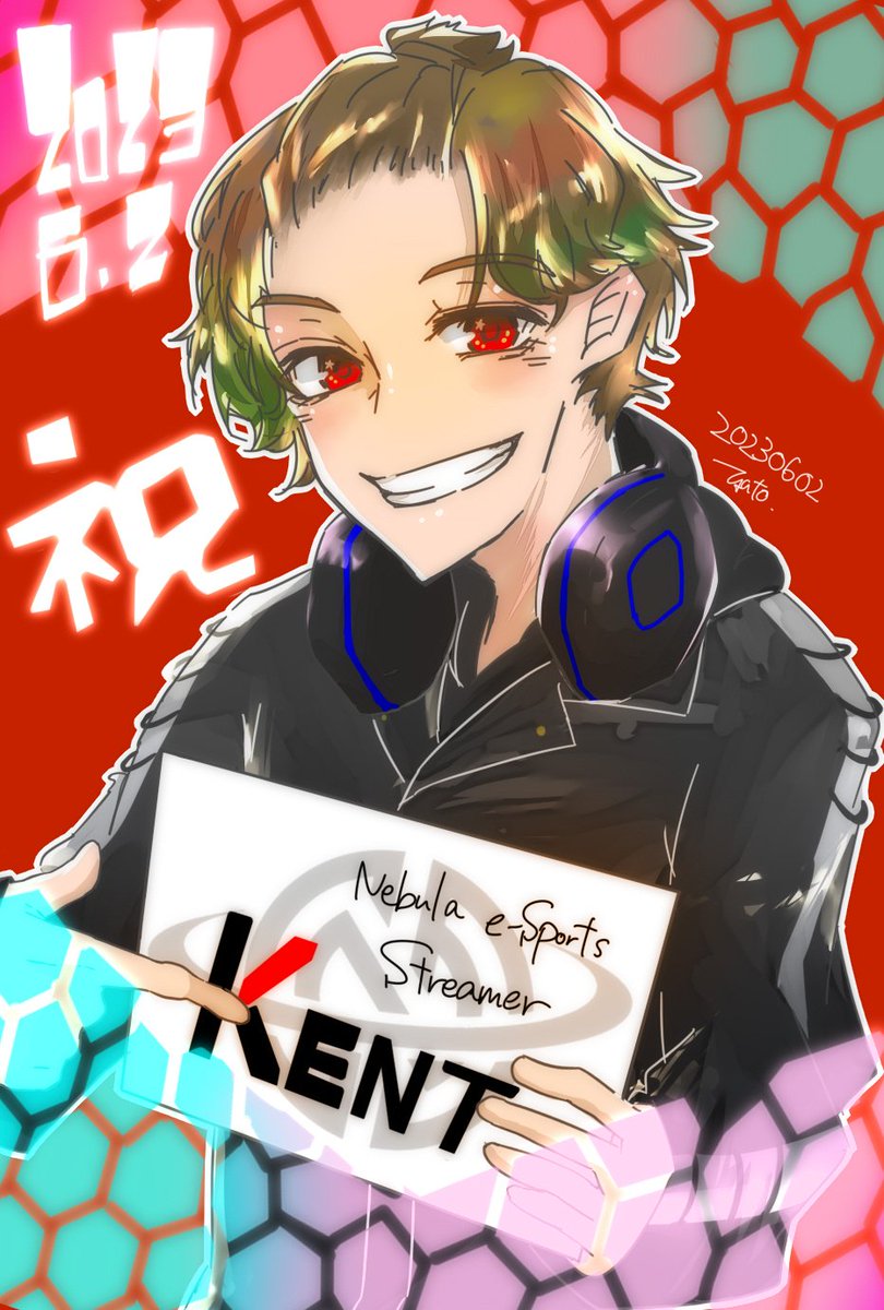 Yuto_727_'s tweet photo. 2023.6.2
KENT[@NeS_KENT ] Nebula e-Sports
Family in !!!!

***
NeSへのStreamer所属、ゲーム用垢立ち上げおめでとうございますーーー！！！
アバターめちゃかわなので久しぶりにファンアート！

#NeSArt #NeS #KENTfamA 
@Nebula_e_Sports https://t.co/BUaR29EmC3