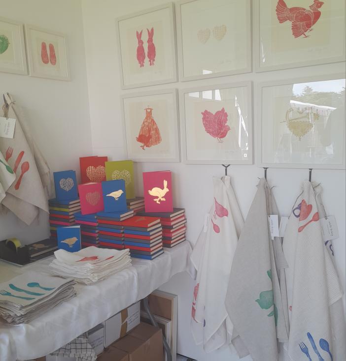 If you find yourself at #bloom2023 be sure to drop by the craft Village and visit our neighbour Adelle Hickey. All beautiful designs are by Adelle and we are delighted to produce all her hand bound notebooks.