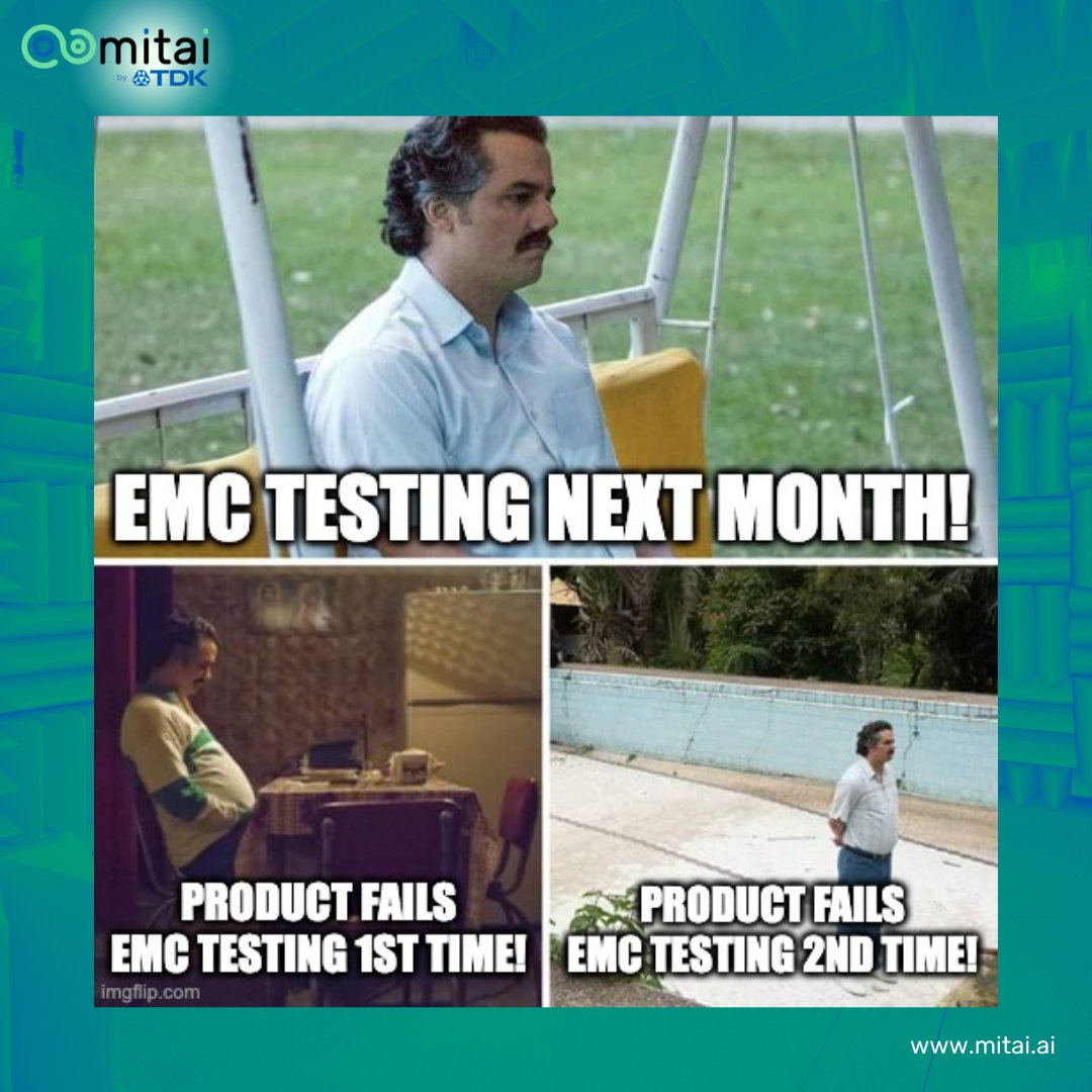 denpaflux's tweet image. *Design Engineer Nightmare*
How many times have you had to build a part, delay the product launch, or spend a huge amount of money on redesigning the circuit boards after  EMC requirements weren&apos;t met the first time?

Pain is real.. But Mitai is here!

#emcproblem #emctest #pcb