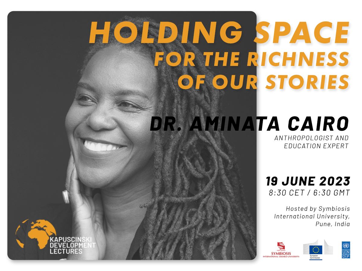 Development is about the validation of the wealth of stories that we have in our communities. 

Join #KAPTalks w/ Dr. Aminata Cairo to explore how we hold space and start appreciating the richness & complexities of our stories.

Register 👉 bit.ly/43jfKmh