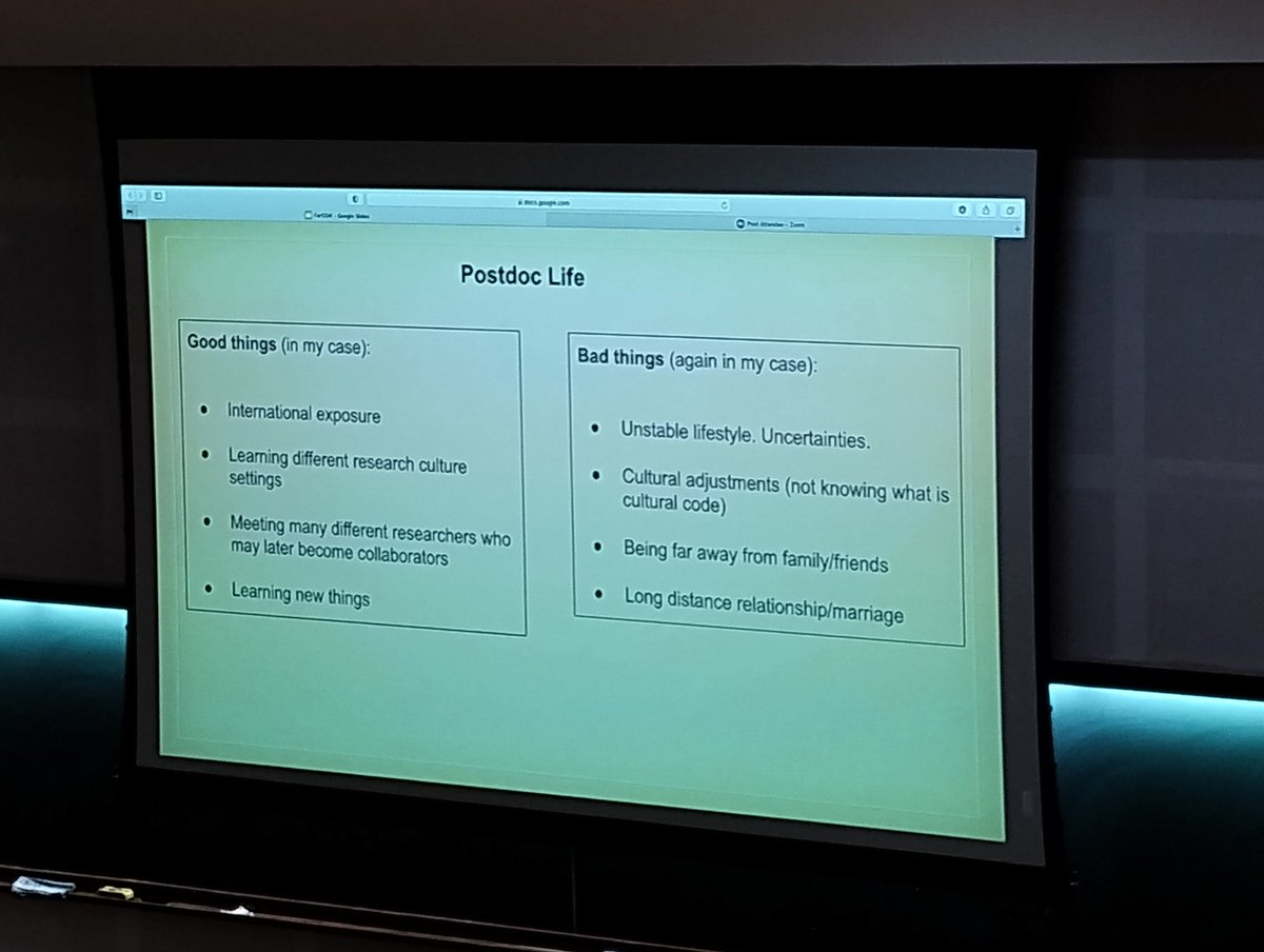 Here's Postdoc takeaways!