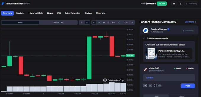 🎩Cryptic🎩 (@web3_cryptic) on Twitter photo Guys let's Support <a href="/PandoraProtocol/">Pandora Finance</a>
I am Bullish on Pandora Finance🚀❤️🔥
#PNDR to the Moon 🚀🚀🚀🚀 Guys let's Support <a href="/PandoraProtocol/">Pandora Finance</a>
I am Bullish on Pandora Finance🚀❤️🔥
#PNDR to the Moon 🚀🚀🚀🚀