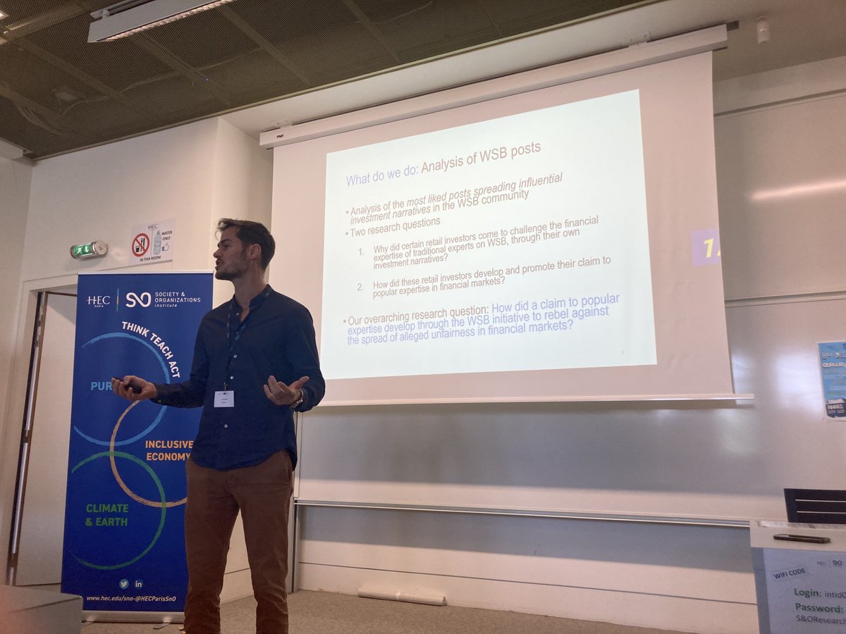 HECKnowledge's tweet photo. Expertise is socially constructed and presented as such, even more today as shown during the Covid crisis. Investors also can be prone to false beliefs on social media @Official_WSB ex #GameStop 

#HECprof @LucPaugam, @alexandremad 

#SnOResearchDay https://t.co/27ypuvYxlA