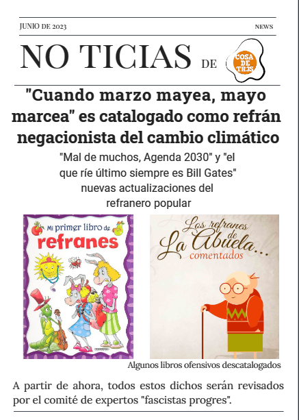 ¡Ministerio de refranes ya!