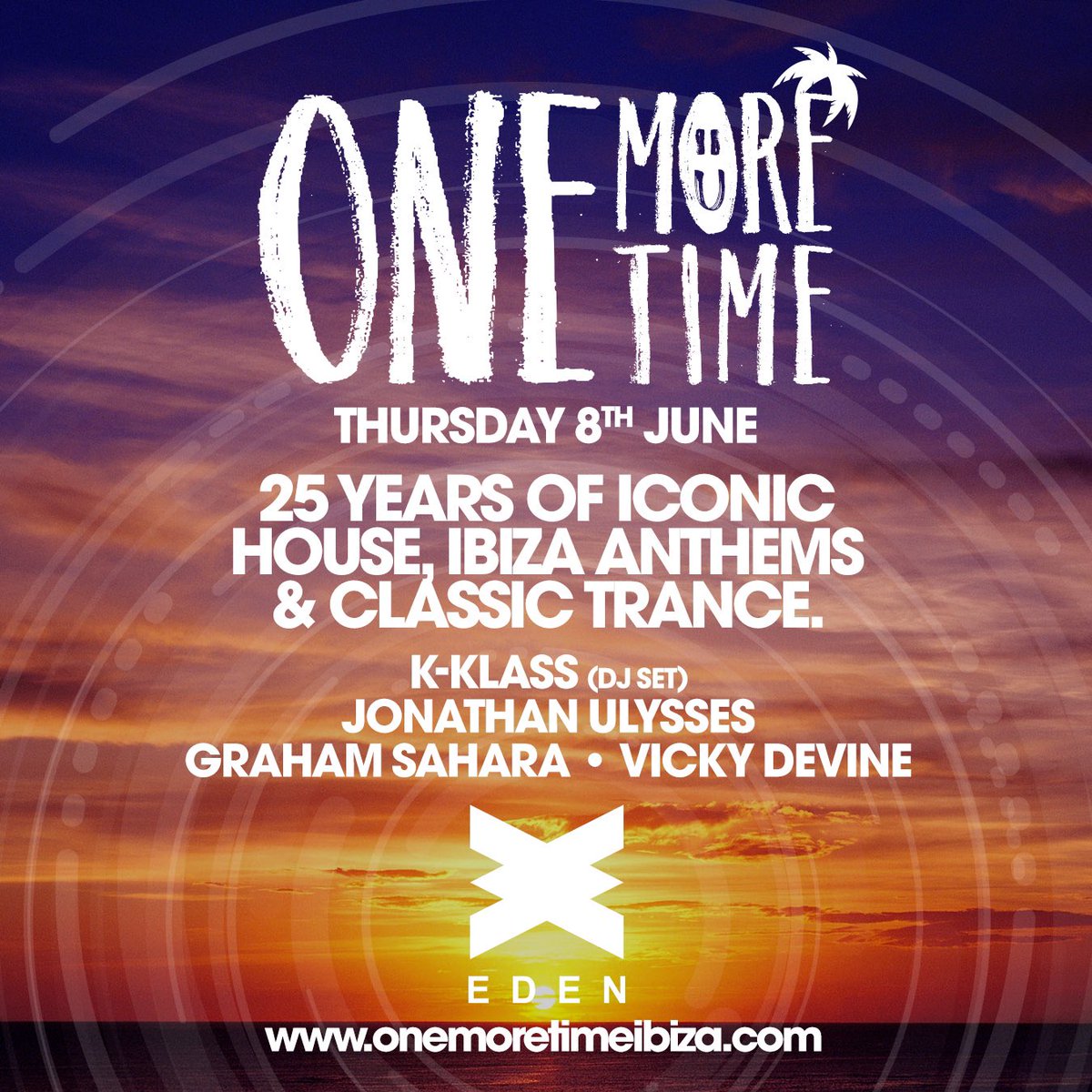 🙏 Thank you so much for dancing with us in Ibiza last night! We roll into week 5 this coming Thursday at Eden Ibiza with @Kklassuk (DJ set), <a href="/jonathanulysses/">Jonathan Ulysses</a> , <a href="/grahamsahara/">Graham Sahara</a> , and <a href="/VickyDevine/">Vicky Devine</a> !