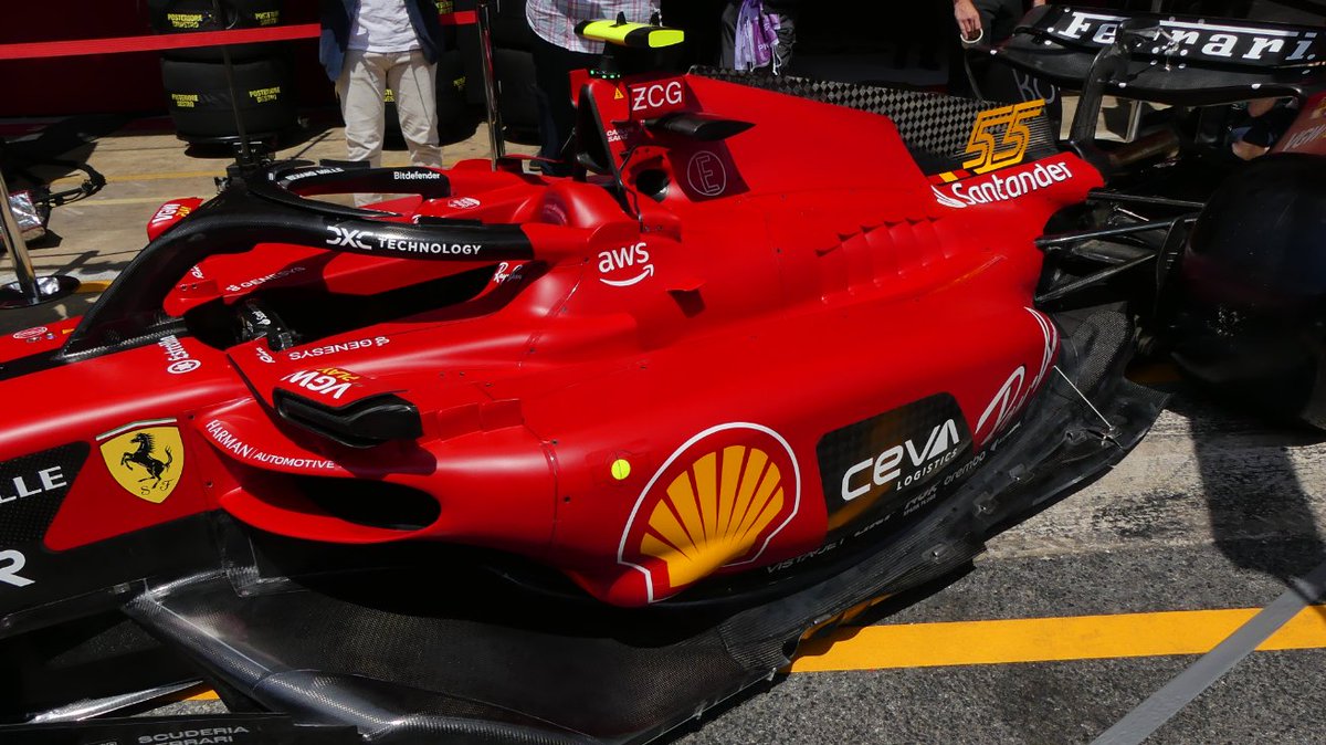 Some more details of the Ferrari in Barcelona #F1