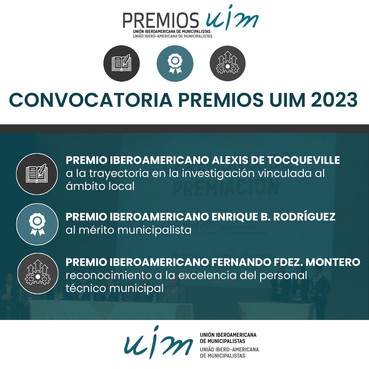 📢Premio a Municipalistas Ejemplares
📢Abiertas las Postulaciones

Queremos distinguir a personalidades que desde el ámbito político - técnico y el académico, han contribuido a fortalecer el trabajo público desde la visión local y municipalista.

ℹ️ uimunicipalistas.org/actualidad/pre…
