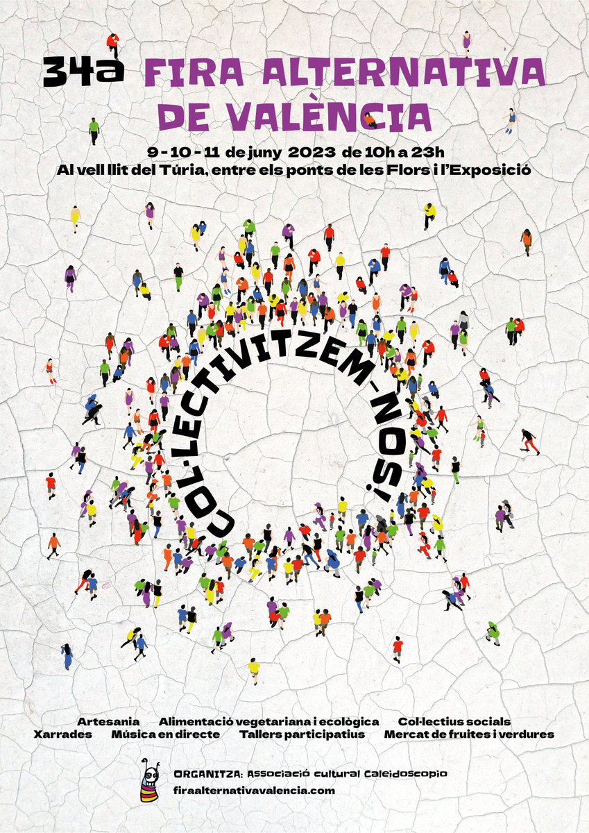 LaRepartidora's tweet photo. El capde que ve @firalternativa! 
Una grandíssima experiència d'autogestió que enguany fa 34 anys! 
Consum responsable i ètic, producció local, cultura, pensament crític i autoorganització.

Estarem al corredor de col·lectius amb selecció de llibre crític per a totes les edats https://t.co/sZfAp4E7nt