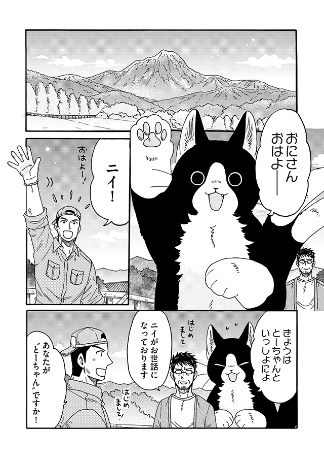 でっかいねこまたと脱サラとーちゃん、 初めての〇〇ー作りに挑戦!🐱✨(1/3) #漫画が読めるハッシュタグ