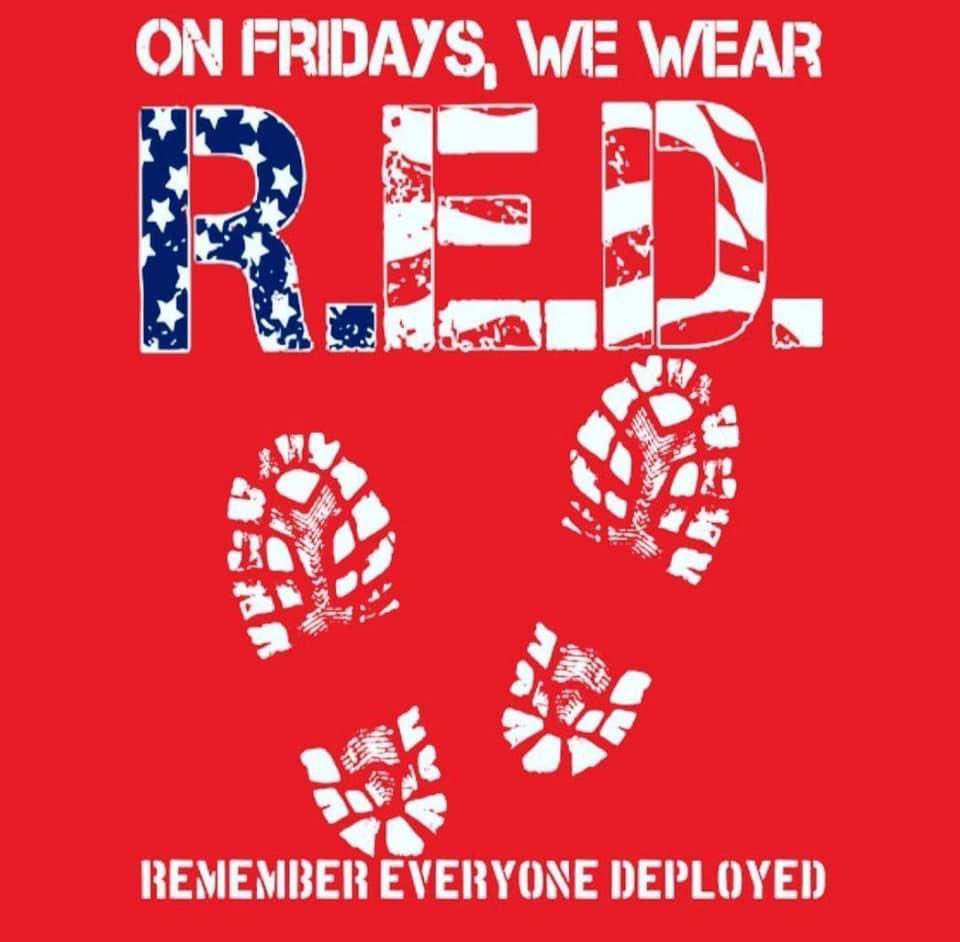 #redshirtfriday #supportourtroops