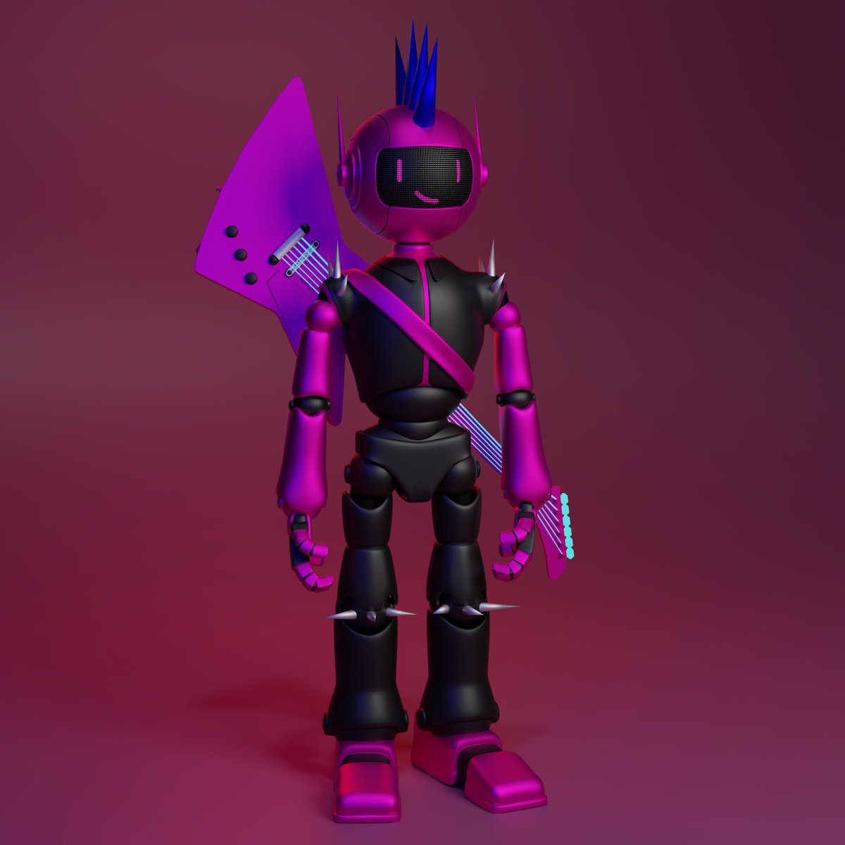 Khan__Art's tweet photo. Robo Verse is a collection of unique 3D 1/1 Robot art which are available @exchgART 

Auction price = 0.5 Sol 

Place ur bid here :
https://t.co/09gGZK81Kz

Join our unifying verse 🌐.

#SolanaNFT #Solana #sol https://t.co/IlPhhVpYKp