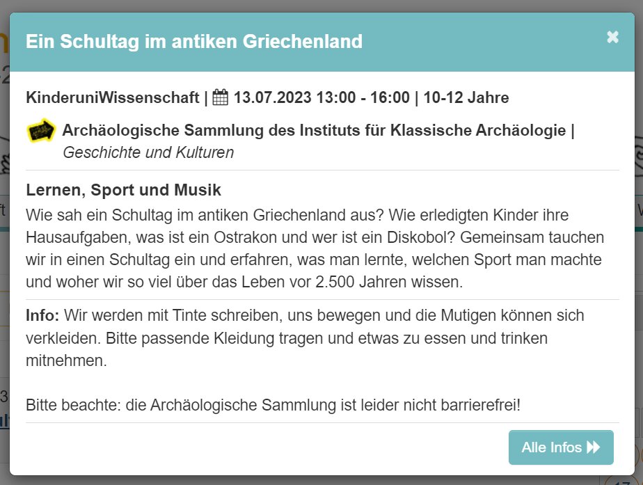 Institut für Klassische Archäologie Wien (@klassarchwien) on Twitter photo 🥁 Bei der Kinderuni sind wir vertreten mit römischem Essen, Vielfalt in den Provinzen und griechischer Schule. 🔜 Anmeldungen sind ab 12. Juni möglich: kinderuni-anmeldung.at Wir freuen uns über Nachwuchsarchäolog*innen! <a href="/dominik_hagmann/">Dominik Hagmann</a> <a href="/NisaIduna/">Nisa Iduna Kirchengast</a> <a href="/JuliaKopf81/">Julia Kopf</a> <a href="/MatthiasHoernes/">Matthias Hoernes</a> 🥁 Bei der Kinderuni sind wir vertreten mit römischem Essen, Vielfalt in den Provinzen und griechischer Schule. 🔜 Anmeldungen sind ab 12. Juni möglich: kinderuni-anmeldung.at Wir freuen uns über Nachwuchsarchäolog*innen! <a href="/dominik_hagmann/">Dominik Hagmann</a> <a href="/NisaIduna/">Nisa Iduna Kirchengast</a> <a href="/JuliaKopf81/">Julia Kopf</a> <a href="/MatthiasHoernes/">Matthias Hoernes</a>