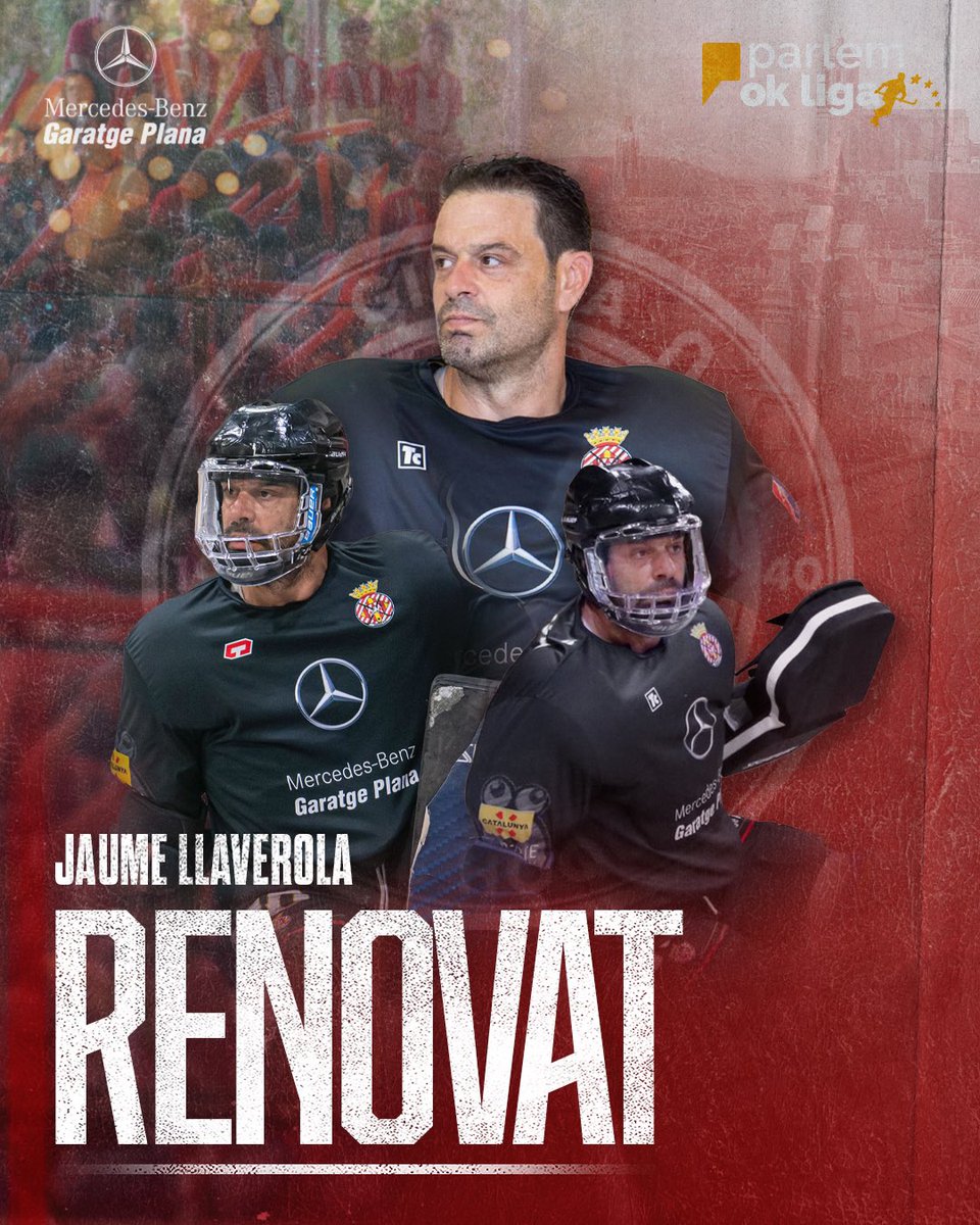 ✴️ 𝗢𝗞𝗟𝗟𝗜𝗚𝗔 𝗧𝗲𝗺𝗽𝗼𝗿𝗮𝗱𝗮 𝟮𝟬𝟮𝟯/𝟮𝟰 | 

𝗝𝗮𝘂𝗺𝗲 𝗟𝗹𝗮𝘃𝗲𝗿𝗼𝗹𝗮,  la renovació més desitjada del GIRONA CH.  Quin nivell!!! 

#orgullgironí🔴⚪️

<a href="/som_dhoquei/">Som d'Hoquei</a> <a href="/EsportGironi/">Esport Gironí</a> <a href="/esports_gi/">Servei Municipal d'Esports - Girona</a> <a href="/okliga_oficial/">OK Liga</a>