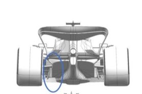 #F1 #SpanishGP 🇪🇸 :-
Mercedes’ upgrades for this weekend consist of:

1. Mirror vane removed from sidepod inlet.
2. Diffuser sidewall sideview profile change.