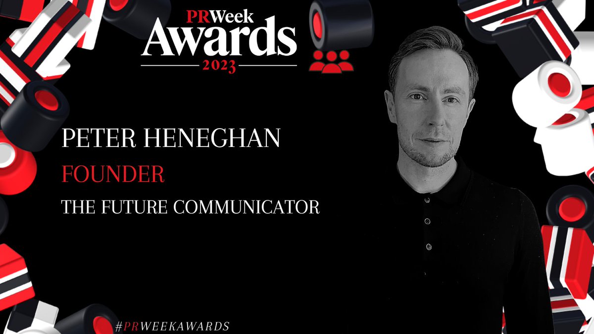 Throughout my career, I've always tried to learn from the very best communicators, which is why I'm thrilled to be serving as a judge for the <a href="/PRWeekAwards/">PRWeekAwards</a> 🏆✨
There is still time to enter before the 8th June deadline: prweekawards.com/home 
#PRWeekAwards
