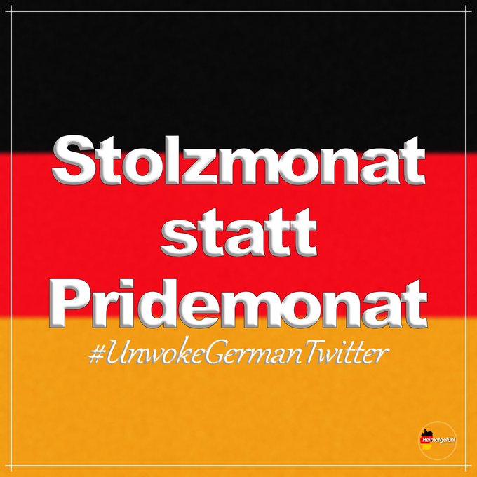 Die AfD bei 18%, AfD-Wähler werden immer mehr, #SchwarzRotGold trendet - der #Stolzmonat läuft spitzenmäßig.