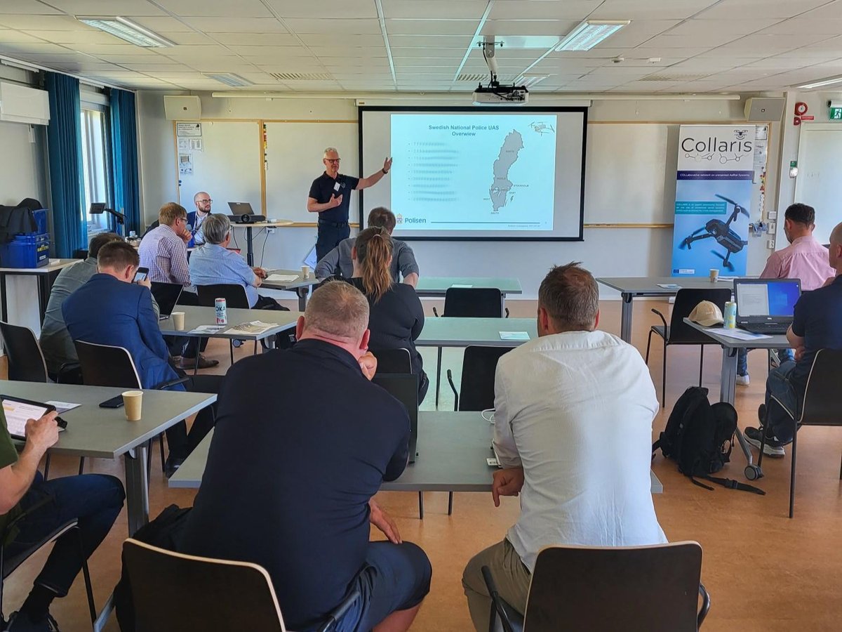 Public & private stakeholders from 7 #EU member states in the northern region joined the first COLLARIS workshop at @MSBse in Revinge, Sweden earlier this week. Experiences, challenges & opportunities were discussed. An important step within the #UCPM Knowledge Network! #uas #drr