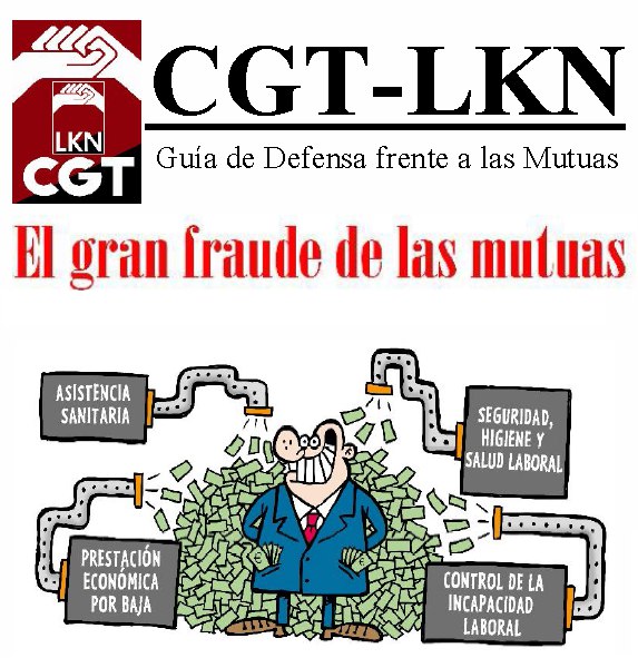 CCOO y UGT avalan el plan del gobierno de privatizar la salud de los trabajadores a través de las mutuas.