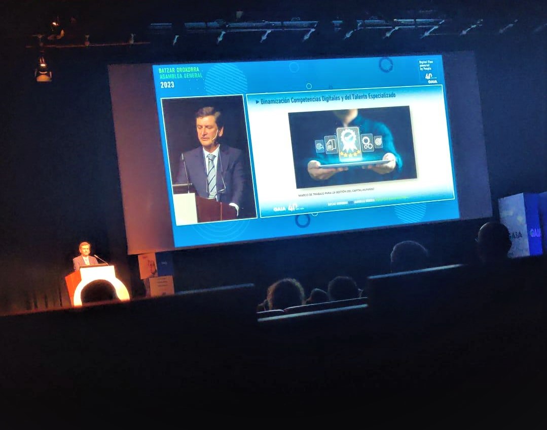 📅 Ayer nuestros compañeros <a href="/ikerbarrena/">Iker Barrena</a> y Unai Elosegui asistieron a la asamblea General de <a href="/ClusterGaia/">Cluster Gaia</a> en Bilbao en la que se celebró también el 40º aniversario.

¡¡Felicidades GAIA!! 👏👏

#Industria #Tecnología #Innovación