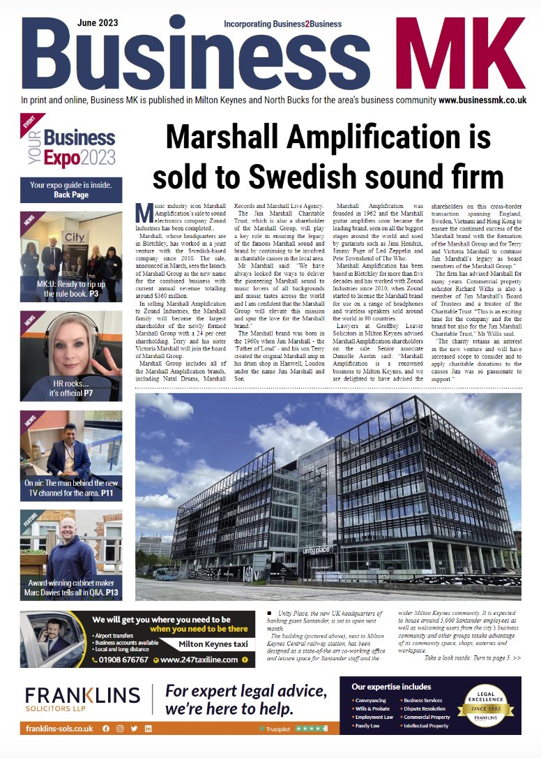 ✨June's Business MK Edition is Out Now! 🚀 Dive into the latest issue on our website at businessmk.co.uk/digital-issues/ 🗞️📰

Get an insider look at thriving companies and the innovative minds driving Bedfordshire, Buckinghamshire, and Milton Keynes business communities!

#mkbusinesses