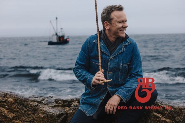 Ahhhhh!!! 🤩🤩🤩 Why did nobody tell me that there were ads for his whiskey already??? 🥰🥃 @brandiwein1982 Look! More inspiration! 💙💙💙 #KieferSutherland #RedBankWhiskey