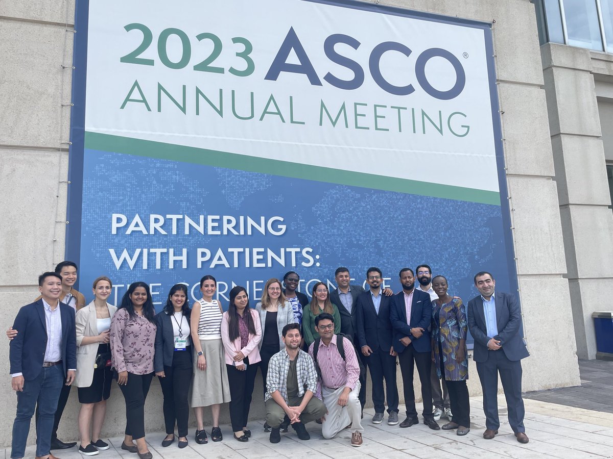 #conquercancer awardees ⁦@ASCO⁩ . Mission of ASCO is early nurturing of leadership skills. Young physicians from India, Ghana Kenya Niger Bangladesh with #vanessaeaton #asco