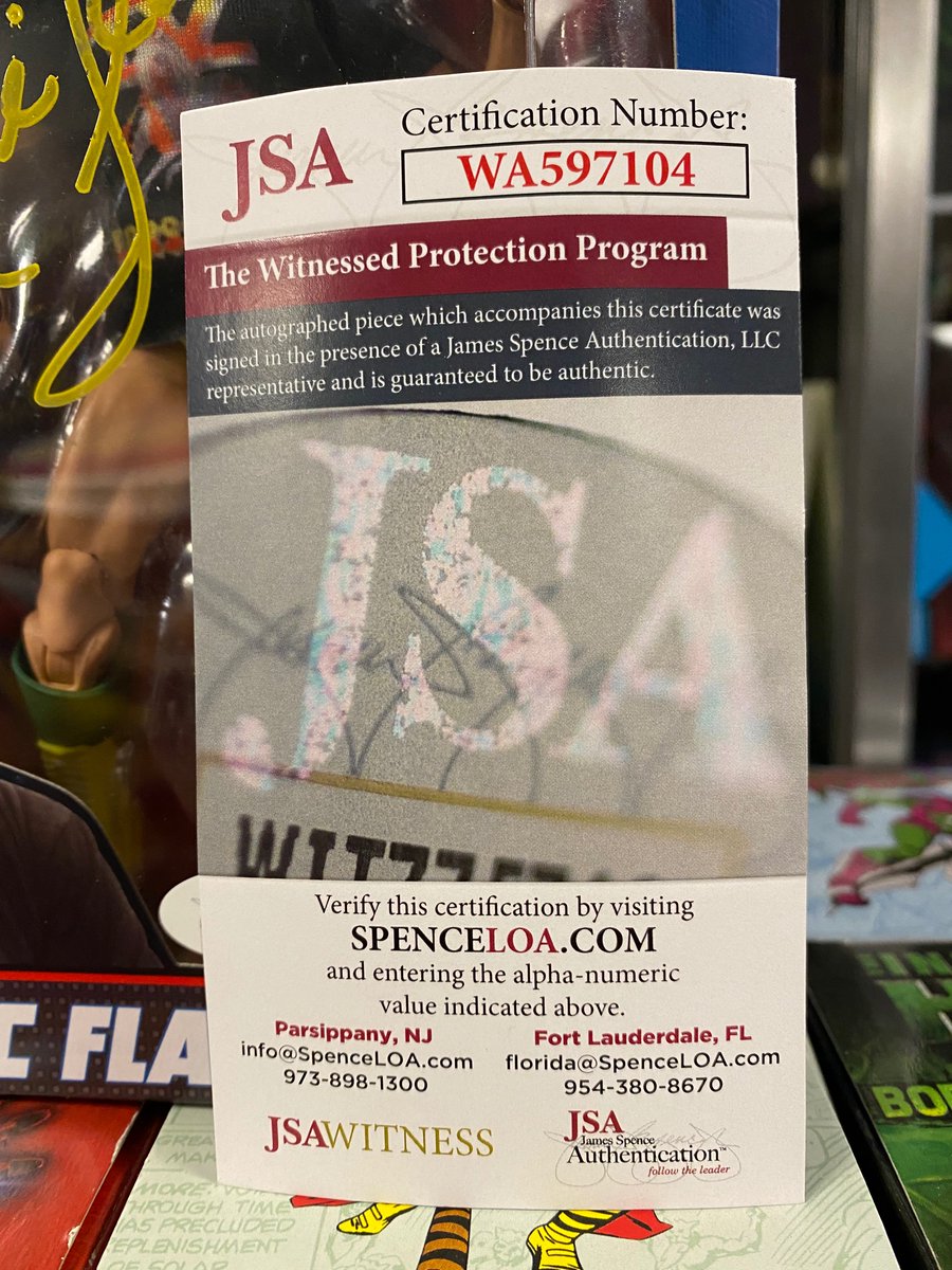 Available for now one certified authenticated RIC FLAIR WWELITE actionfigure @jsaloa #jsawitness #jsaauthenticated #RicFlair @RicFlairNatrBoy #WWF #Wrestling #BartertownCollectibles #upstateNY #RochesterNY #RochesterNewYork #WebsterNY #WebsterNewYork #collectibles #fans