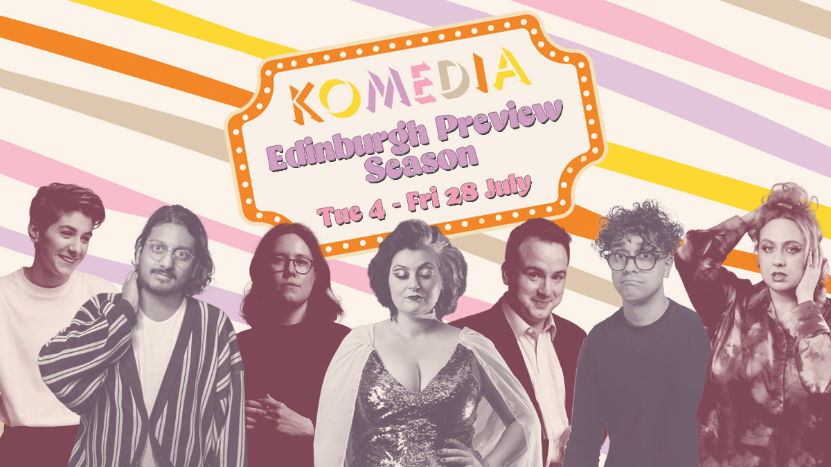 Catch the best acts from the Edinburgh Fringe at Komedia this July! 29 comedians try out new material. Acts include Sarah Keyworth, Ahir Shah, Chloe Petts, Kiri Pritchard-McLean, Matt Forde, Josh Weller, Helen Bauer & many more! Tickets just £9pp 👉 komedia.co.uk/brighton/edpre…