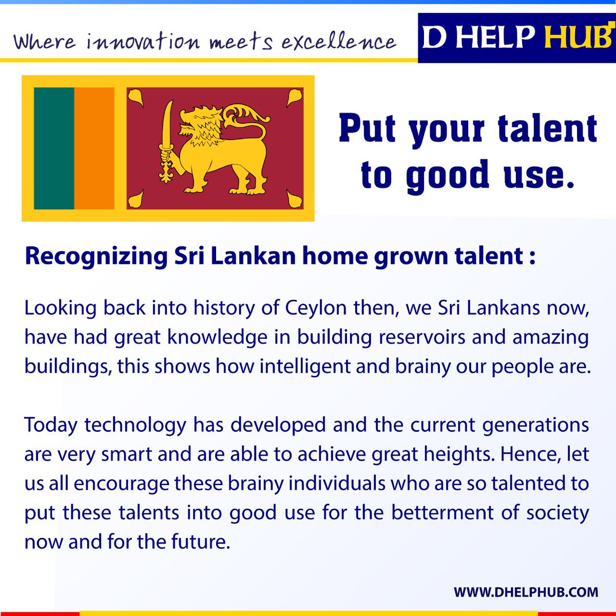 dhelphub's tweet photo. #srilanka #lk #lkr #lka #university #universities #undergraduate #intern #traniee #finance #accounting #tech #IT #techology #management  #business #doctors #lawyers #engineers #scientist  #software #college #institute #institutes #school #youth  #SriLankanWeCanDoIT #innovation https://t.co/zng2qKEnGl