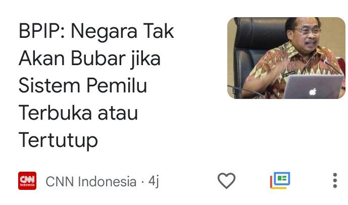 Menurut sobat Daeng 

Kita polling yuk ! Bagusan mana ?

BPIP dibubarkan : RETWEET
BPIP dipertahankan: LIKE