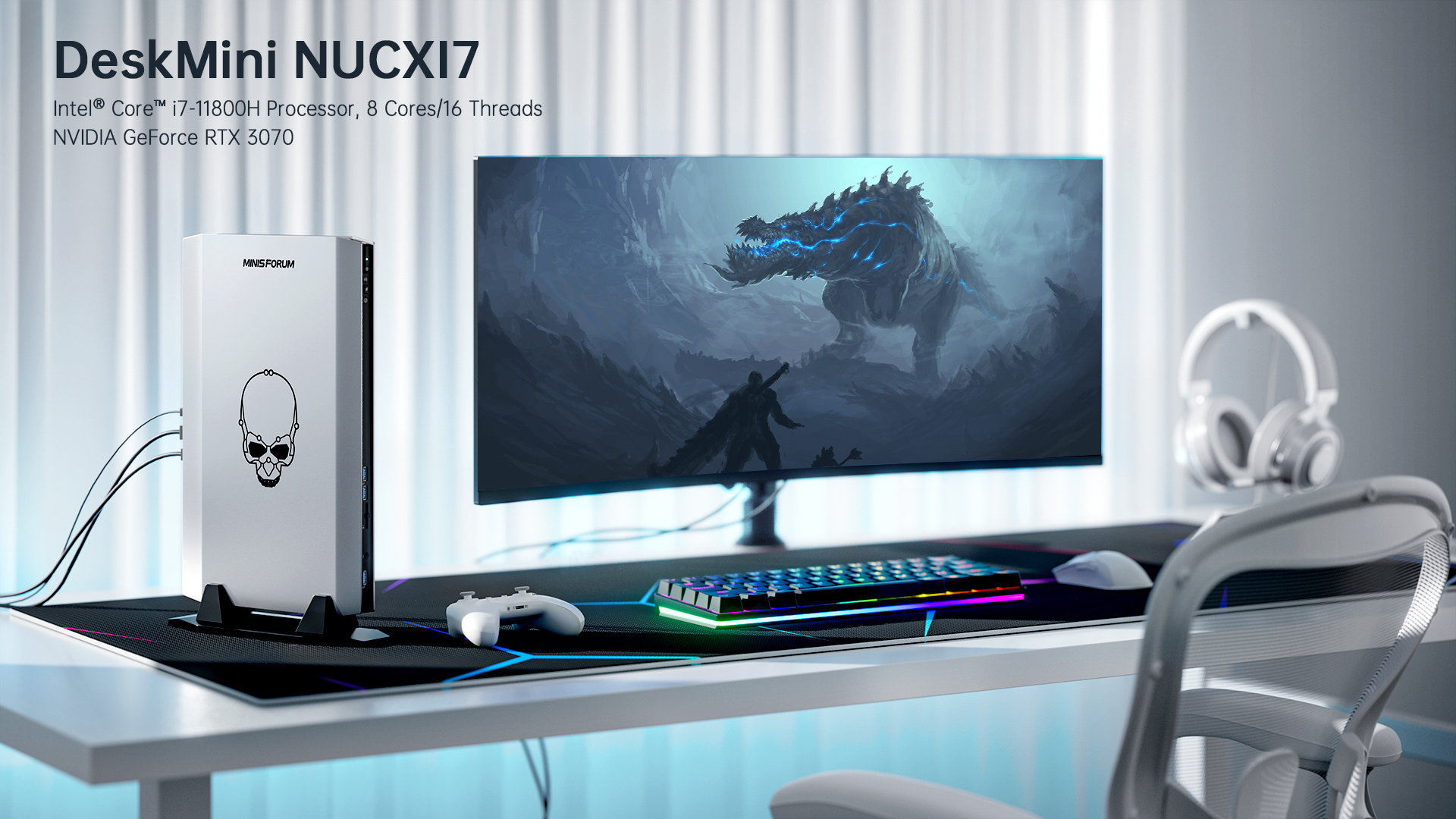 MINISFORUM NUCXI7 32GB 1TB RTX3070 Minisforum NUCXI7 RTX3070 1TB SSD