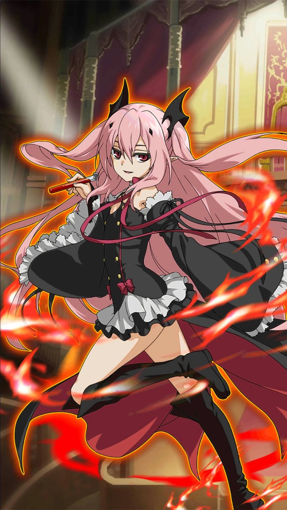 Japanese Anime Seraph of the end Lolita Krul Tepes Costume Suit Cosplay |  eBay