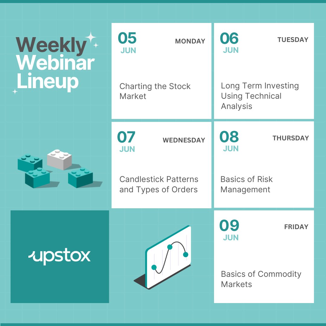 upstox's tweet photo. Tring tring!
It's the call for our Weekly Webinar Lineup on exclusive stock market topics like Risk Management, Option Strategies, and more.
Register now for free: https://t.co/2eJRlFrEbm
#learnwithupstox #StockMarket #webinar #markets #RiskManagement https://t.co/aX6uNEC6il