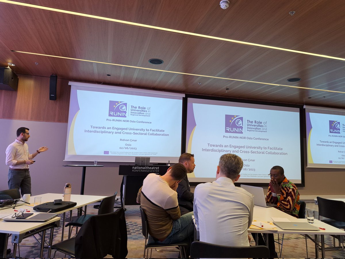 Final session of <a href="/runinproject/">RUNIN</a> conference with <a href="/ridcinar/">Ridvan Cinar</a> delves into #entrepreneurial and #engaged #universities