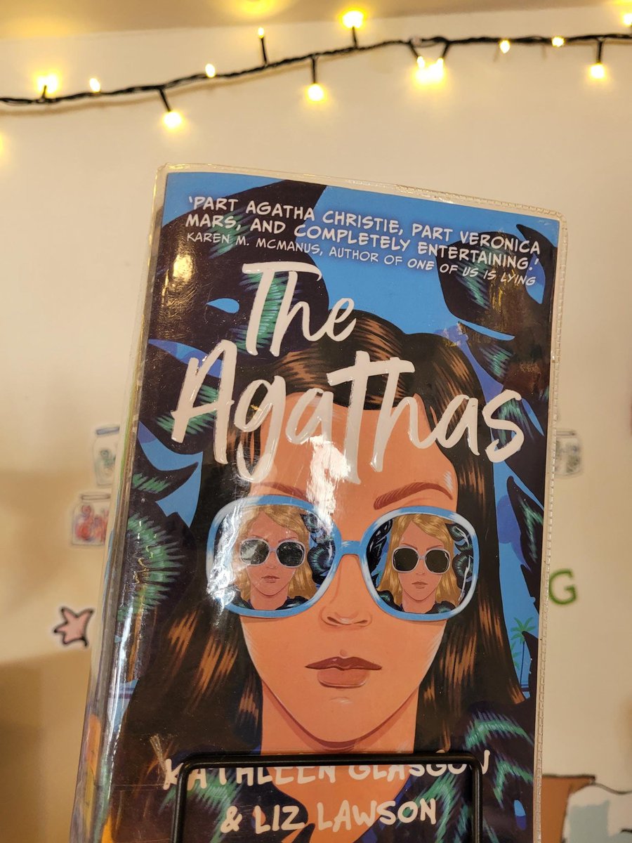 'The Agathas' by @kathglasgow & @lzlwsn is the perfect story to start off #Nationalcrimereadingmonth. Look out for book 2  'The Night in Question' coming soon to your library @Montrose_Acad
 #CrimeFiction