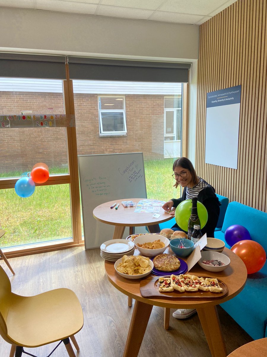 Cardiff Met Doctoral Researcher Group (@cmetdr) on Twitter photo Research house is celentating that we have a new Doctor!! Congrats to Dr <a href="/ThomasS_Morris/">Thomas Morris</a> and thank you for all your previous work representing doctoral students 💚 We will miss you a lot! Research house is celentating that we have a new Doctor!! Congrats to Dr <a href="/ThomasS_Morris/">Thomas Morris</a> and thank you for all your previous work representing doctoral students 💚 We will miss you a lot!