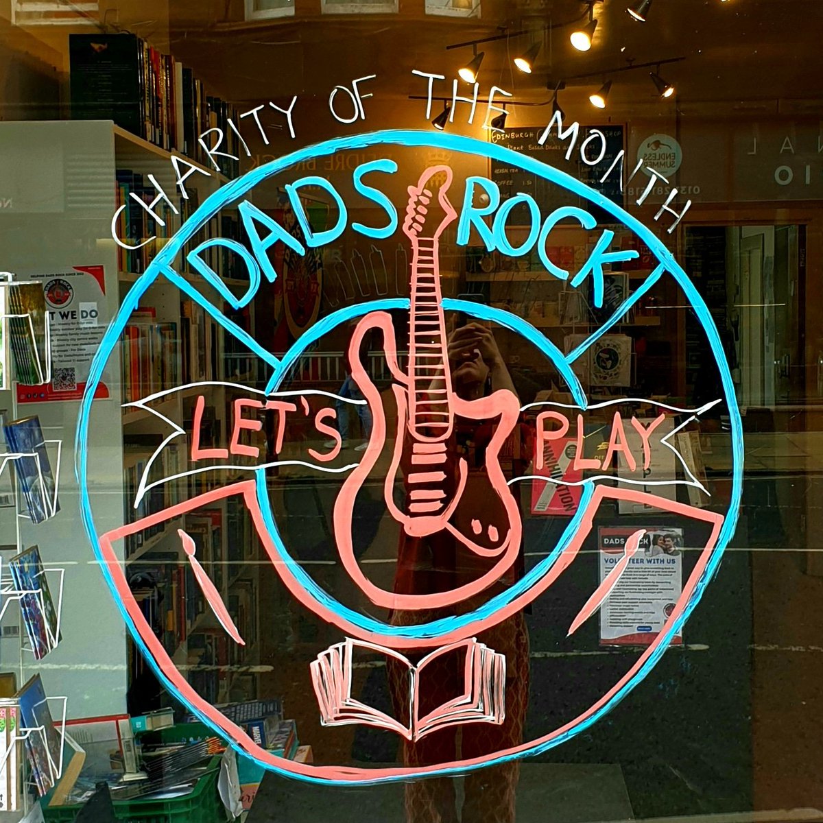 DADS ROCK 🤘🏾👨🏻‍🎤🎸 This June we are supporting @dadsrockorg at Edinburgh Community Bookshop! Dads Rock are an Edinburgh and Glasgow based charity supporting familys and especially dads in creating strong family units and providing their children a great start in life! 💖