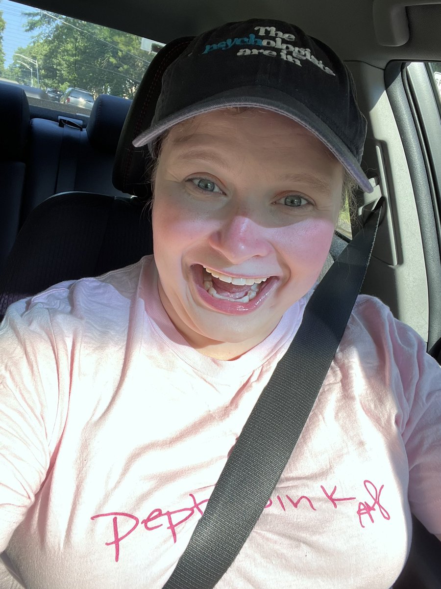 Sporting @psychologistpod merch and on the road to Dallas for @PCC_PAC!! #WherePsychOsMeetPsychOs