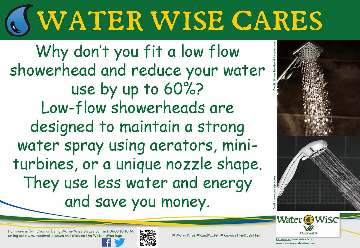 #WaterWise #RandWater #KnowBetterDoBetter