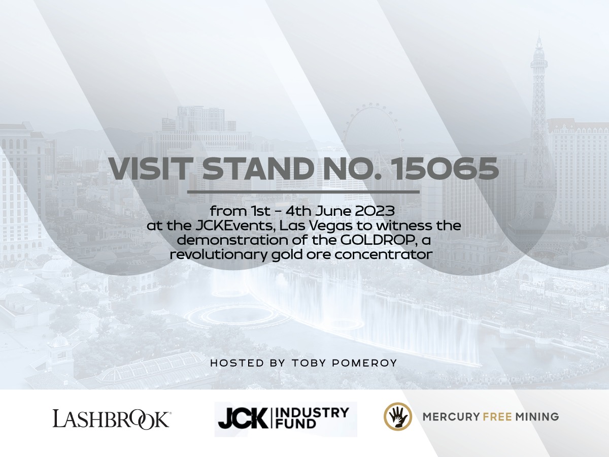 Visit booth #15065 <a href="/JCKEvents/">#JCKEvents</a> #LasVegas hosted by <a href="/tobypomeroy/">Toby Pomeroy</a> of <a href="/MercuryFreeMC/">Mercury Free Mining</a>
#MercuryFreeGold #FairminedGold
#GOLDROP