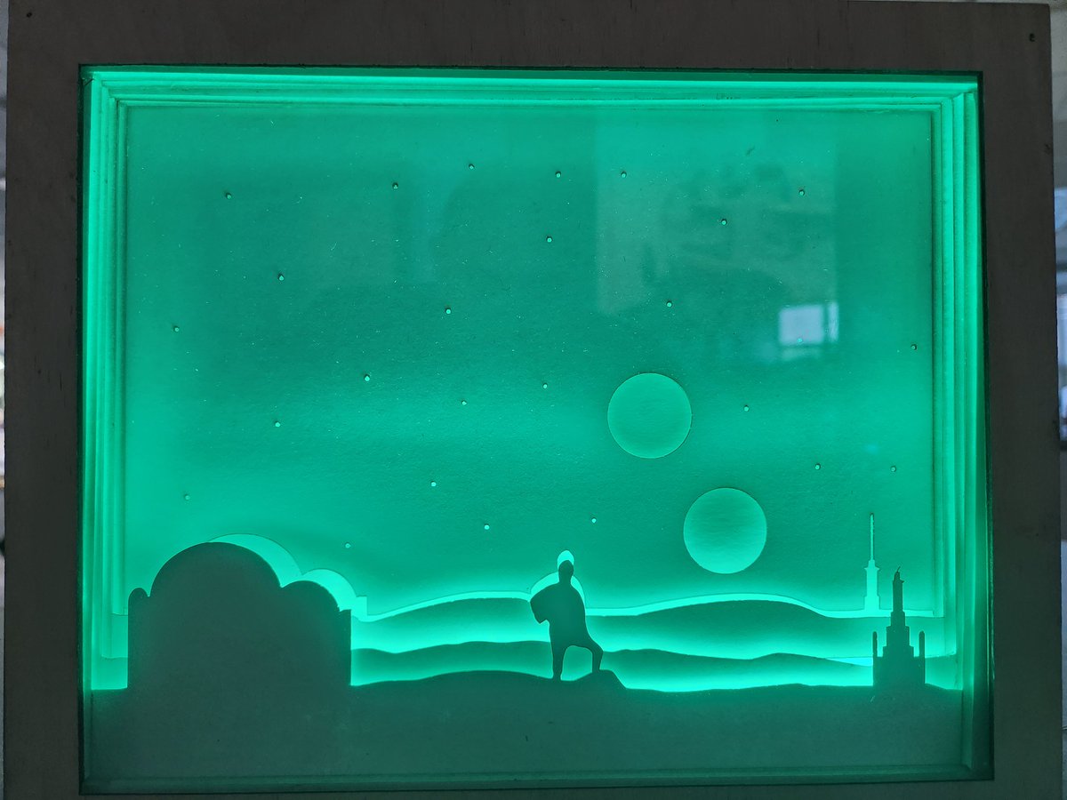 EGHS_Graphics's tweet image. Wrapping up the school year with some shadow box projects!