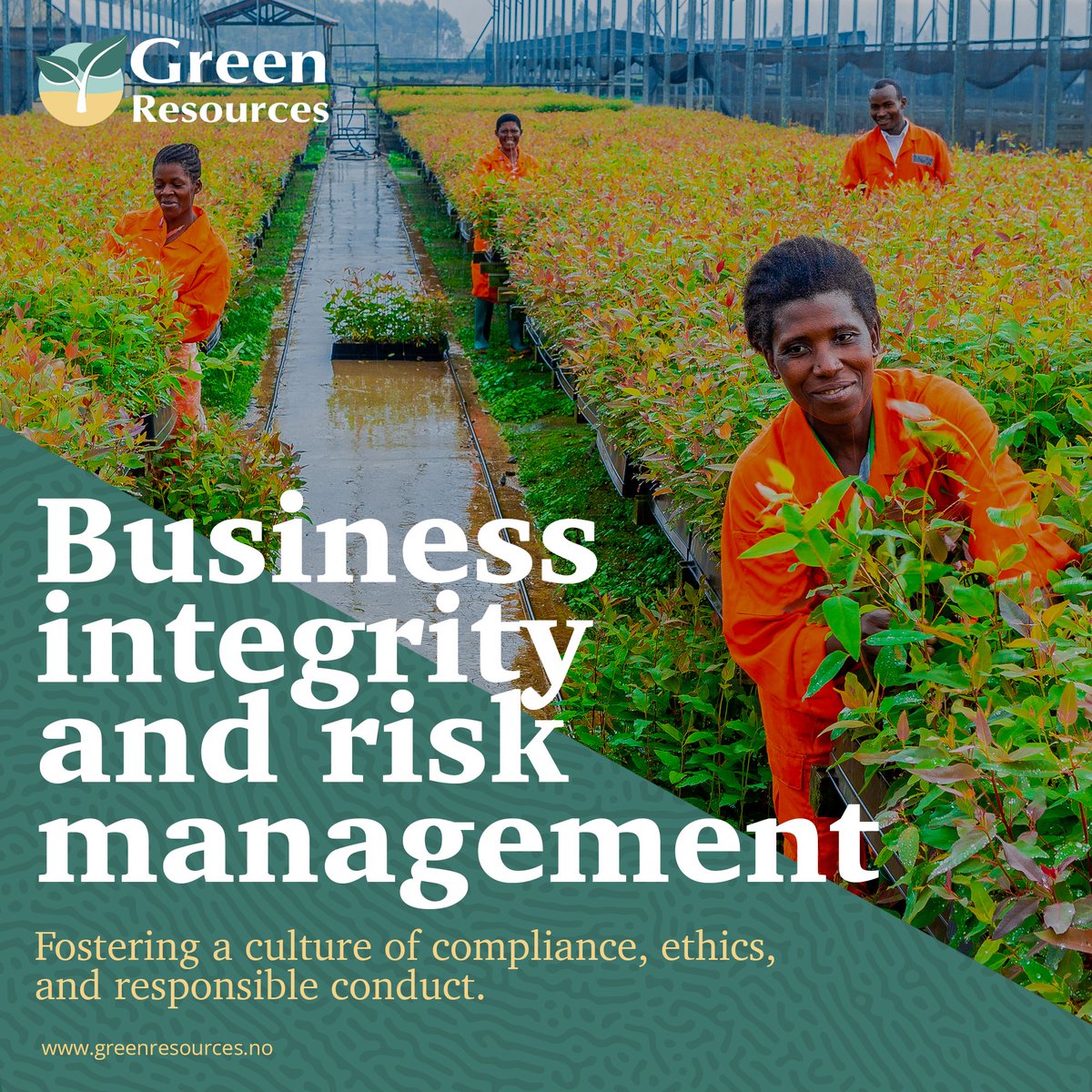 We believe that conducting business with integrity whilst effectively managing risks is vital to building long-term success.

We encourage our employees & business partners to act with integrity & report misconduct through our email: speakout@greenresources.no

#BusinessIntegrity