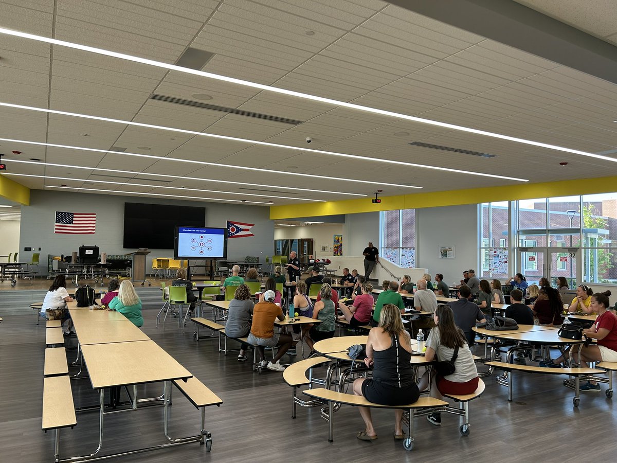 What do we do on the first day of summer break for staff? We volunteer to learn and get better together! Full scale safety exercise <a href="/SycamoreSchools/">Sycamore Schools</a> <a href="/MontgomeryOhio/">Montgomery Ohio</a> <a href="/BlueAshOhio/">City of Blue Ash</a> <a href="/BlueAshPD/">Blue Ash Police Dept</a> #WeAreAviators
