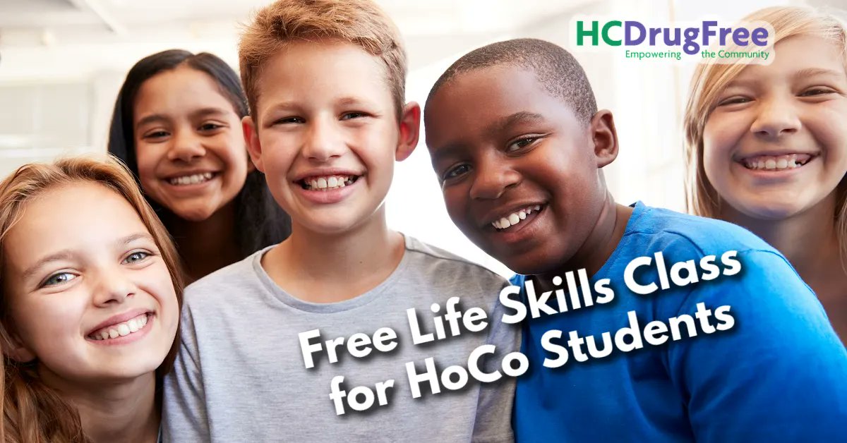 HCdrugfree's tweet image. BACK BY POPULAR DEMAND: FREE online Life Skills Training for HoCo Students! The 8-session training will be held via Zoom on starting Mon, July 17. Learn more &amp;amp; register here: buff.ly/3N8OfGi #hocomd #howardcountymd #columbiamd #hocostudents
