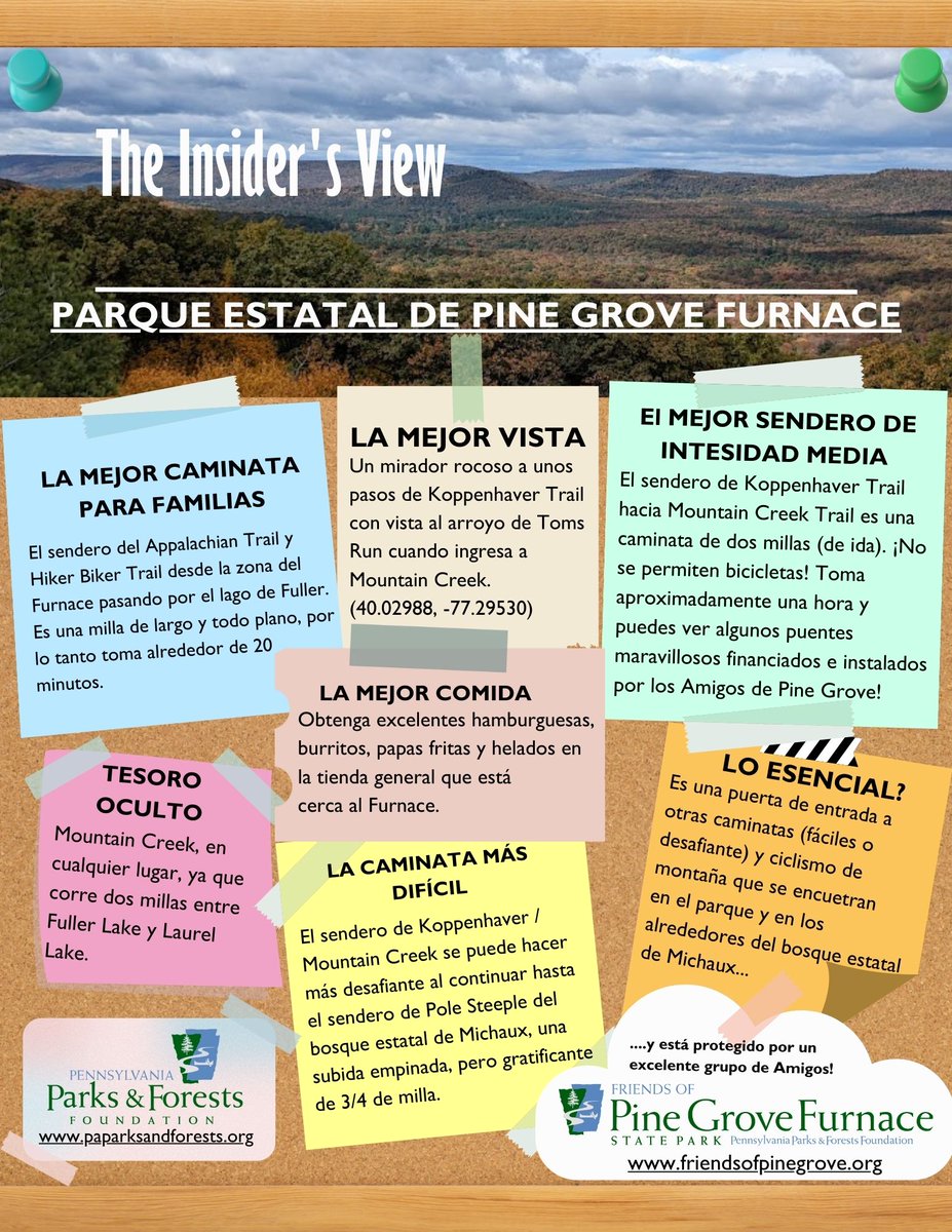 What does #PineGroveFurnaceStatePark have to offer? Check out the #InsidersView of the best hikes, views, and area eats. What is your favorite part about Pine Grove? #SupportYourLocalStatePark #Hiking #HikeInPA #GetOutside #GoOutdoors #ExploreOutdoors #GetMovingPa #PAHistory