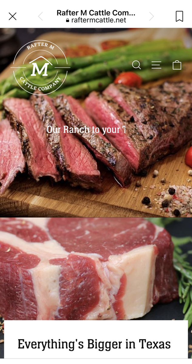 Looking for Great Texas Raised Grass Fed Beef?  Look no further!! We produce hormone/GMO free beef delivered from our ranch to your table! Visit raftermcattle.net and register for our summer giveaway for box beef and yeti cool bundle!! Beef Done Right!