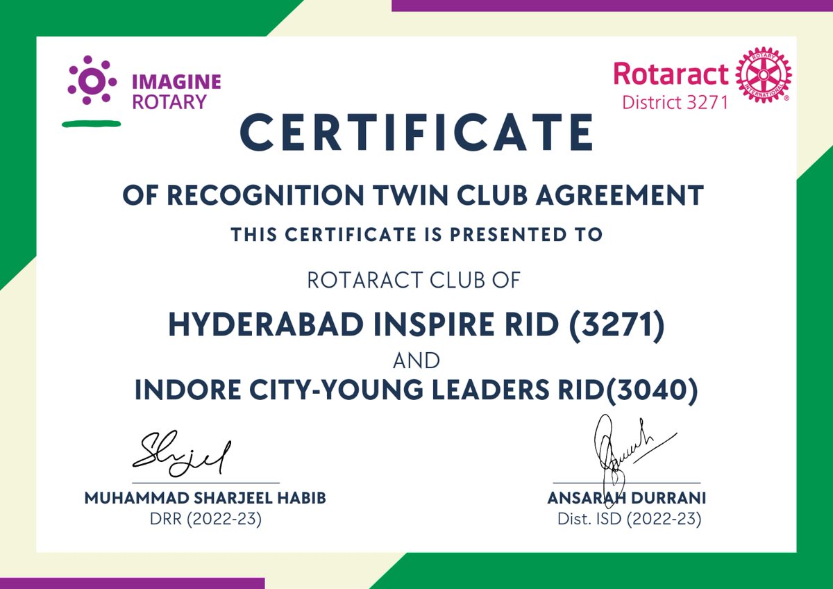 Rotaract District 3271 tweet media