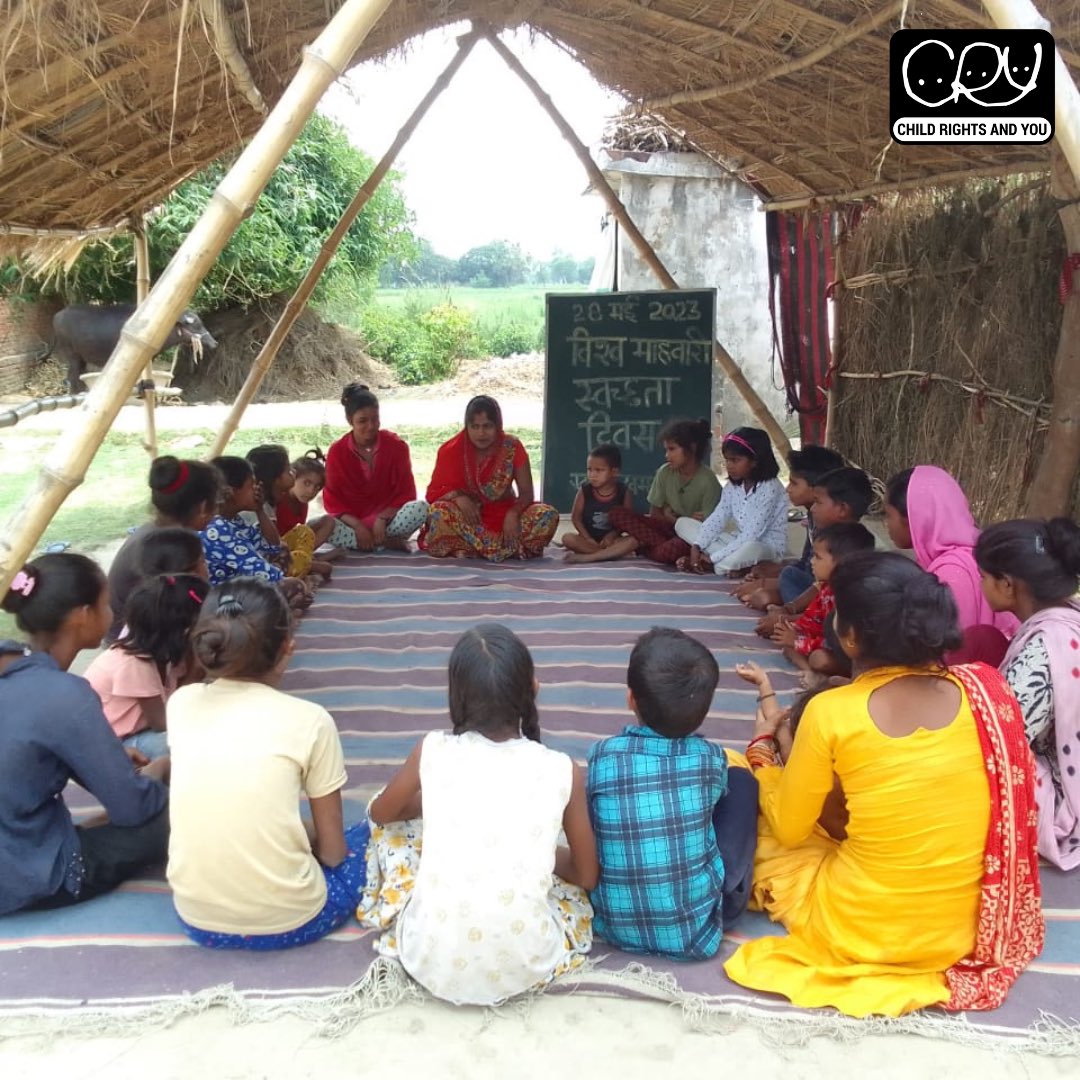 Girls from CRY children's collective wrote postcards to the District Magistrate and Chief Medical Officer requesting free sanitary pads.
💌🖌️

We are so proud of our girls for taking this step towards ending period poverty in their communities.#LetsTalkAboutPeriods

🏷️ #CRYIndia