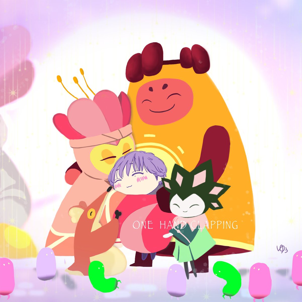 bluelove_03's tweet image. #三浦大知のゲーム実況 
2周年おめでとうございます🎉
これからも楽しみにしています✨
#OneHandClapping 
素敵な歌声ありがとうございました♬(過去絵に1人と👻を追加😊)